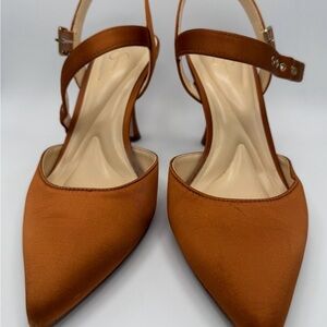 Jessica Simpson JP-Polita Golden Copper Pumps 3.25”  Size 8.5